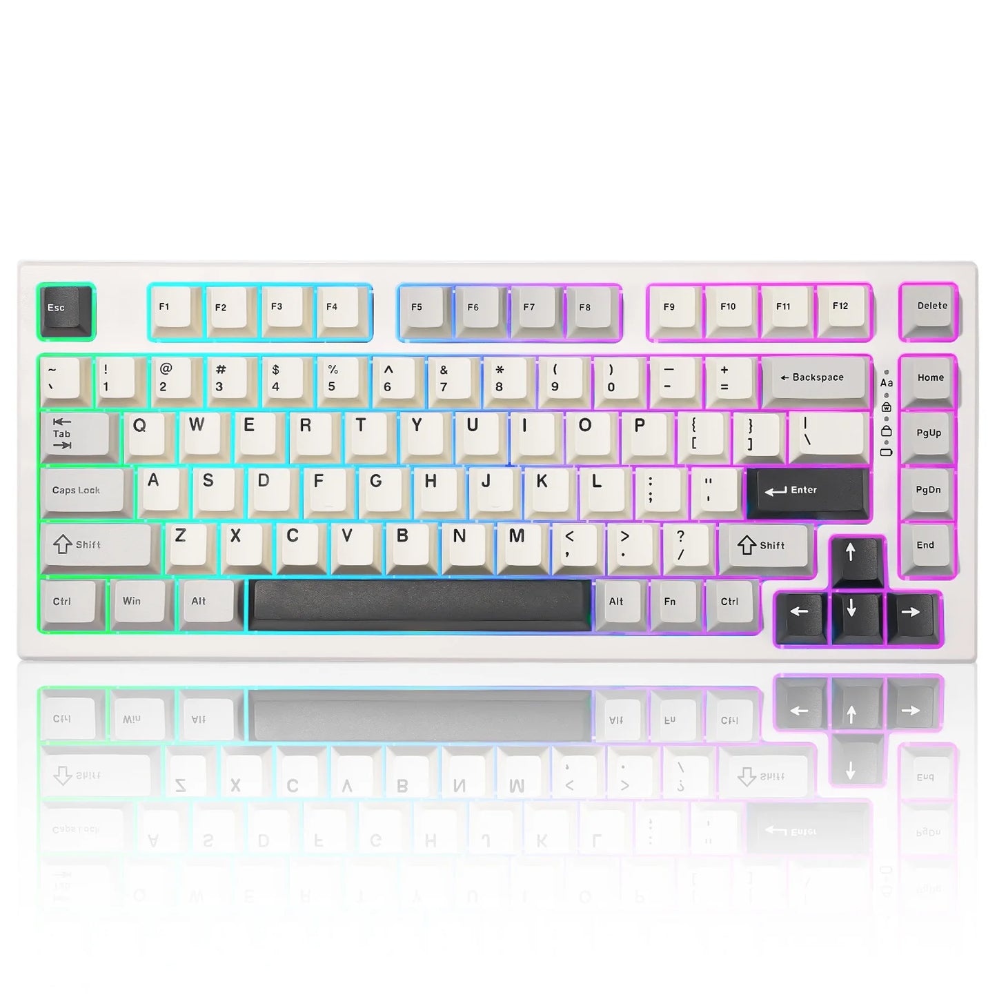 YUNZII RT80 Hall Effect 8K Rapid Trigger Gaming Mechanical Keyboard, 82-Key Wireless Adjustable Actuation Magnetic Hot Swap Keeb