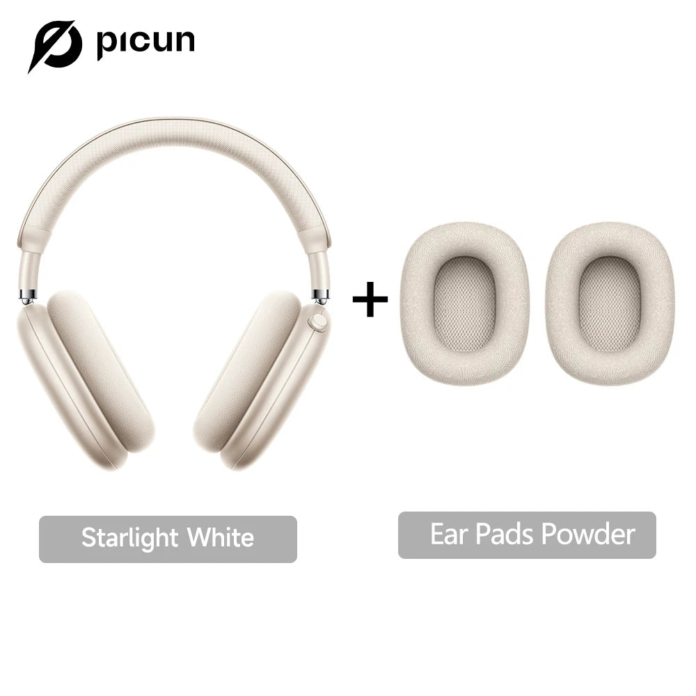 Picun F8 Pro ANC Wireless Headphones Head Tracking 3D Spatial Audio -52dB ANC HIFI Bluetooth Headset ENC HD Mic Low-Latency APP
