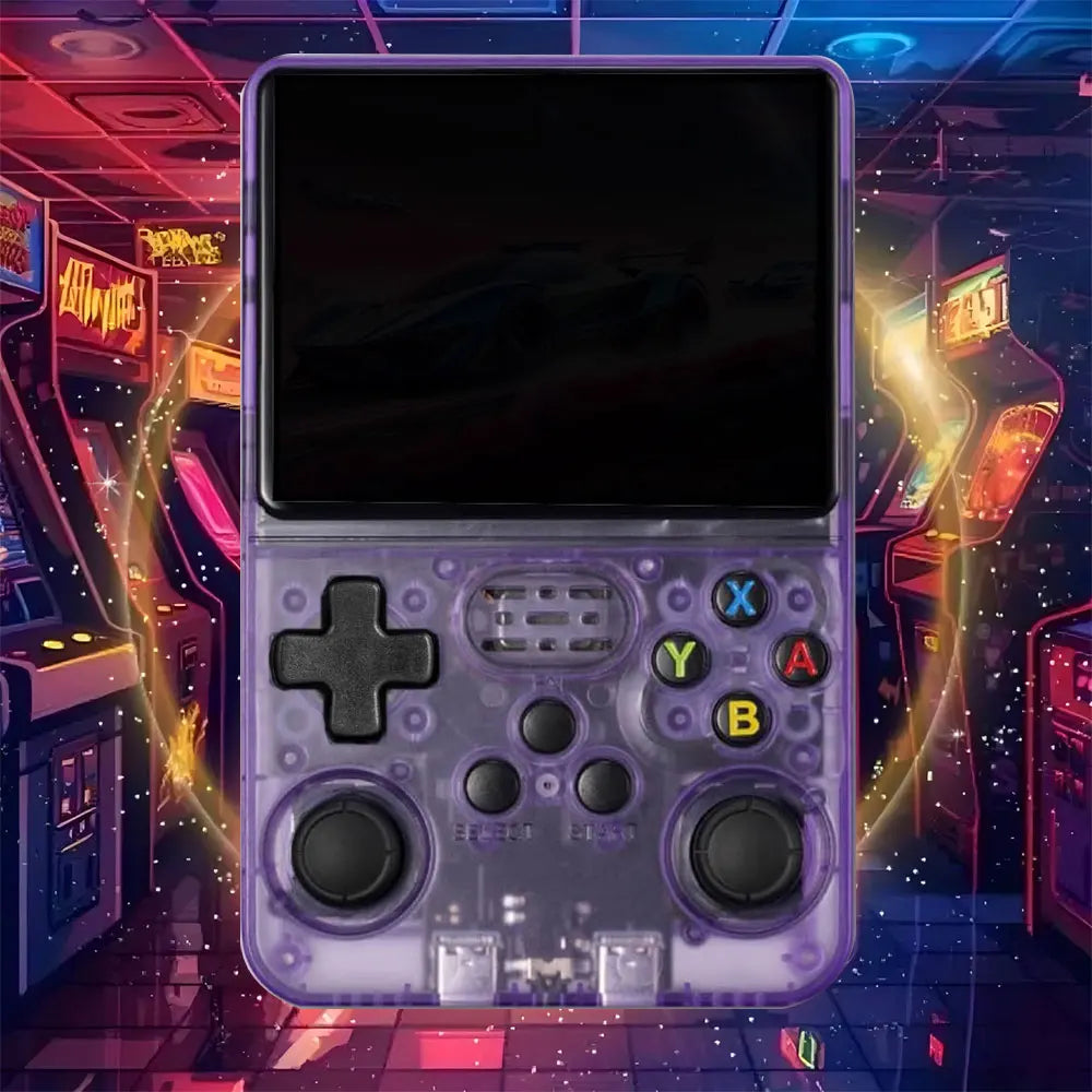 WUDS Open Source R36HD Retro Handheld Video Game Console Linux System 3.5 Inch IPS Screen Portable Pocket Video Player 64G games