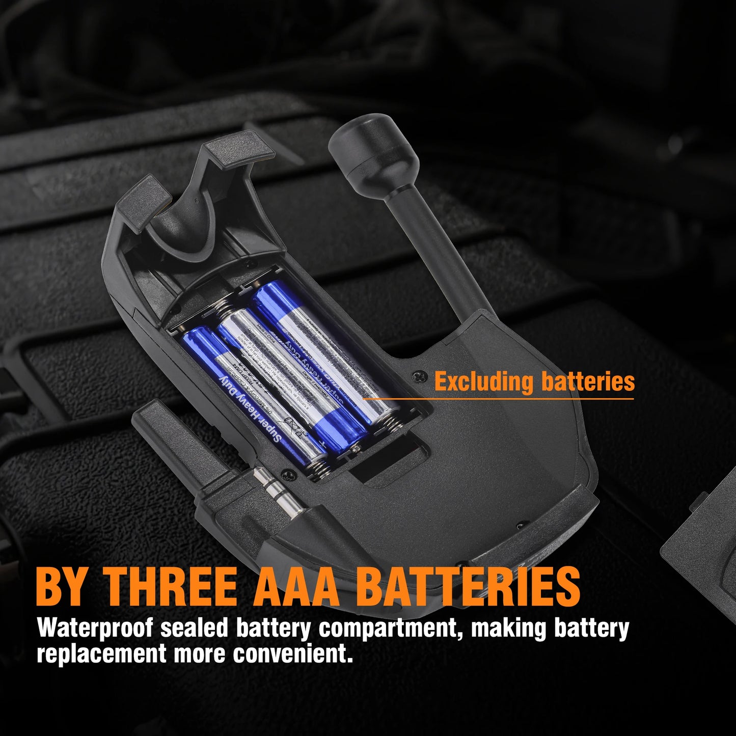 Tactical Headset with Radio Adapter Noise Cancelling Anti Interference for Two Way Communication Shooting Hunting Outdoor