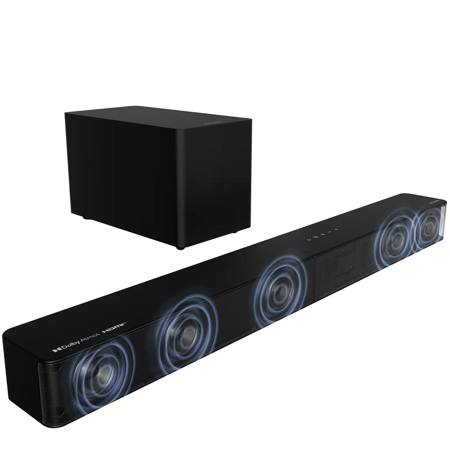ULTIMEA 5.1CH Sound Bar with Subwoofer, Dolby Atmos, VoiceMX, BassMX, APP, 340W Soundbar for Smart TV, Home Theater Sound System
