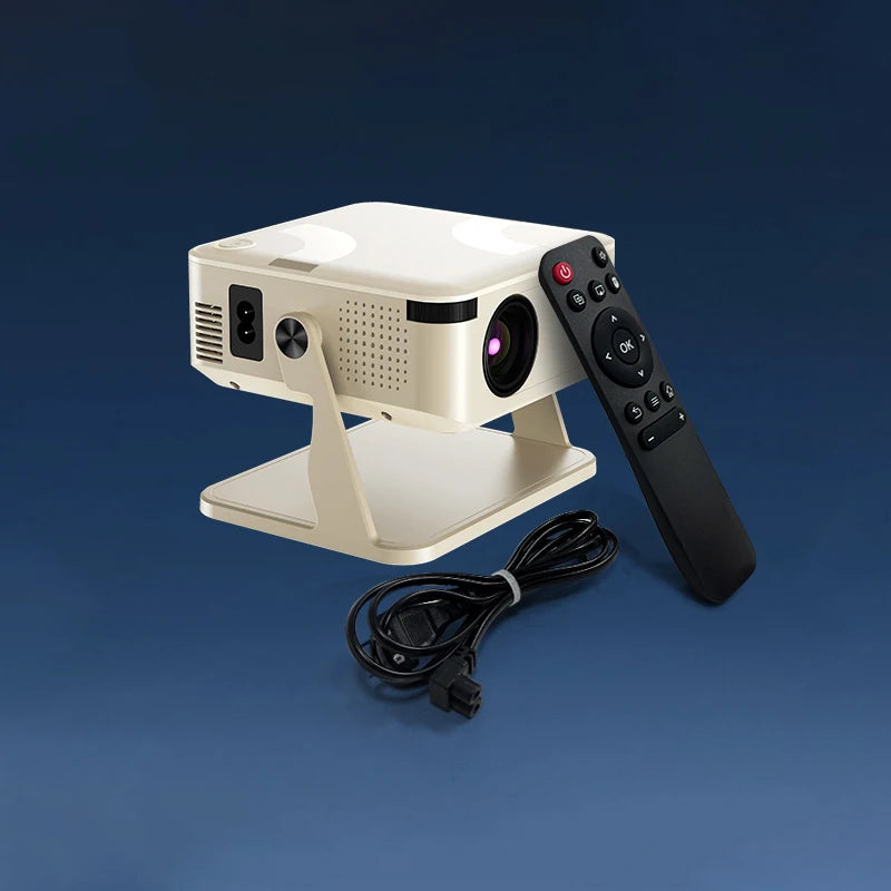 4K Android Projector Native 1080P 390ANSI Wifi 6 BT5.0 1920*1080P Auto Focus & Keystone Portable Projetor Home Theater