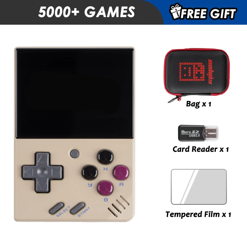 AMPOWN Miyoo Mini V4 Consoles Handheld Game Players 2.8'' IPS OCA Portable Video Game 2000mAh Linux System Retro Game Console