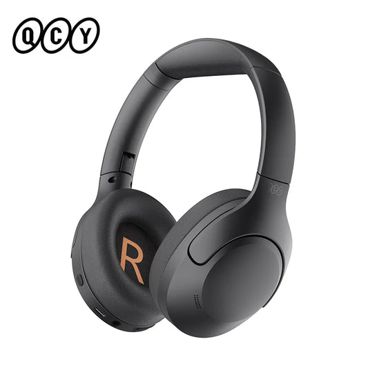 Wireless Headphones Bluetooth 5.3 Active Noise Cancelling Over Ear Headset 40mm Driver HiFi Sound Earphones