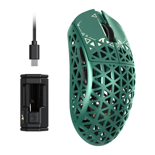 ATTACK SHARK R5 Ultra Carbon Fiber Wireless 8K Gaming Mouse 39g SUPERLIGHT, PixArt PAW3950MAX Gaming Sensor, 8000Hz Wireless Pol