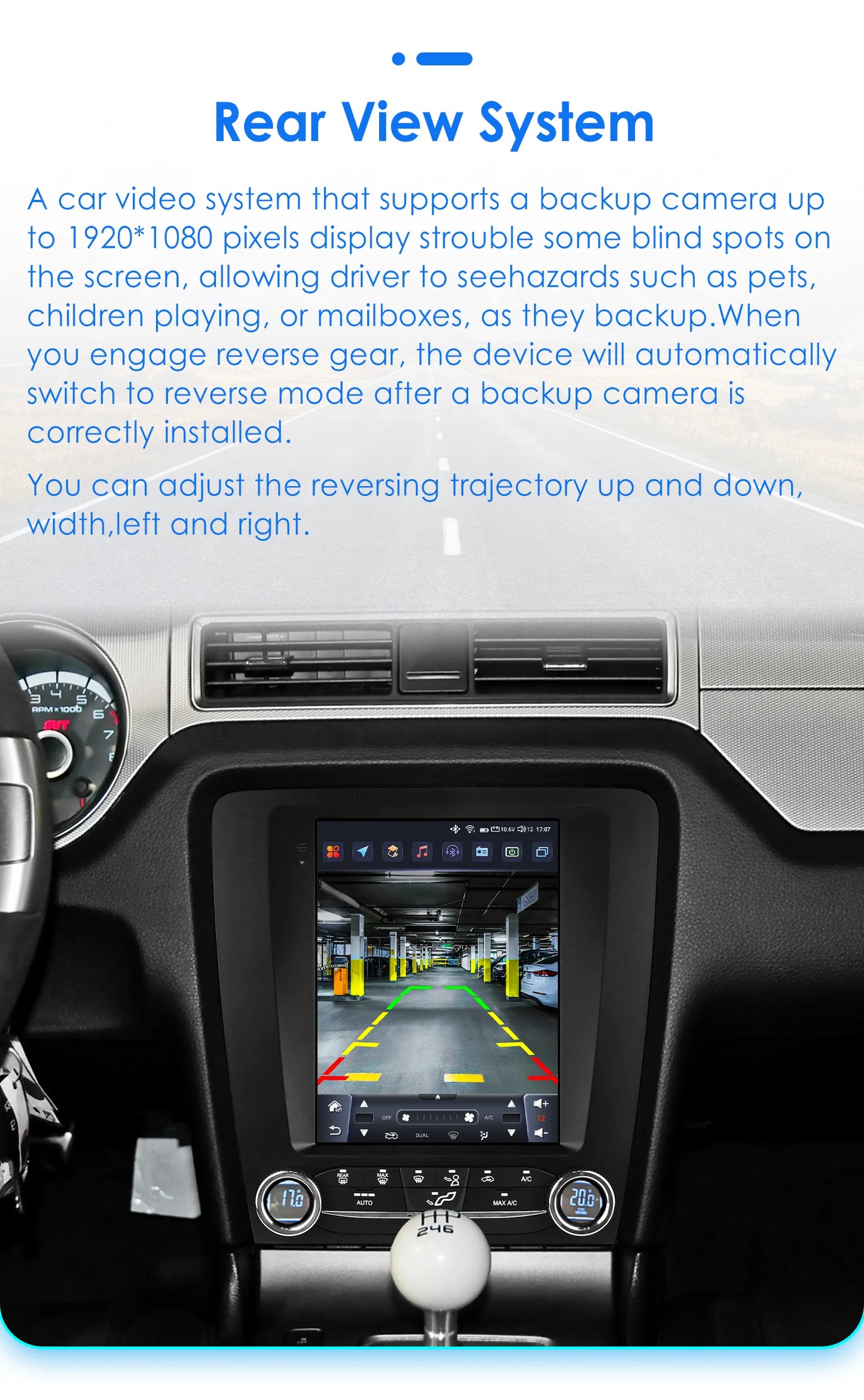 9.7"Carplay Android-auto Car radio GPS Stereo for FORD Mustang 2010-2014 multimedia Video player car intelligent systems 4G+wifi