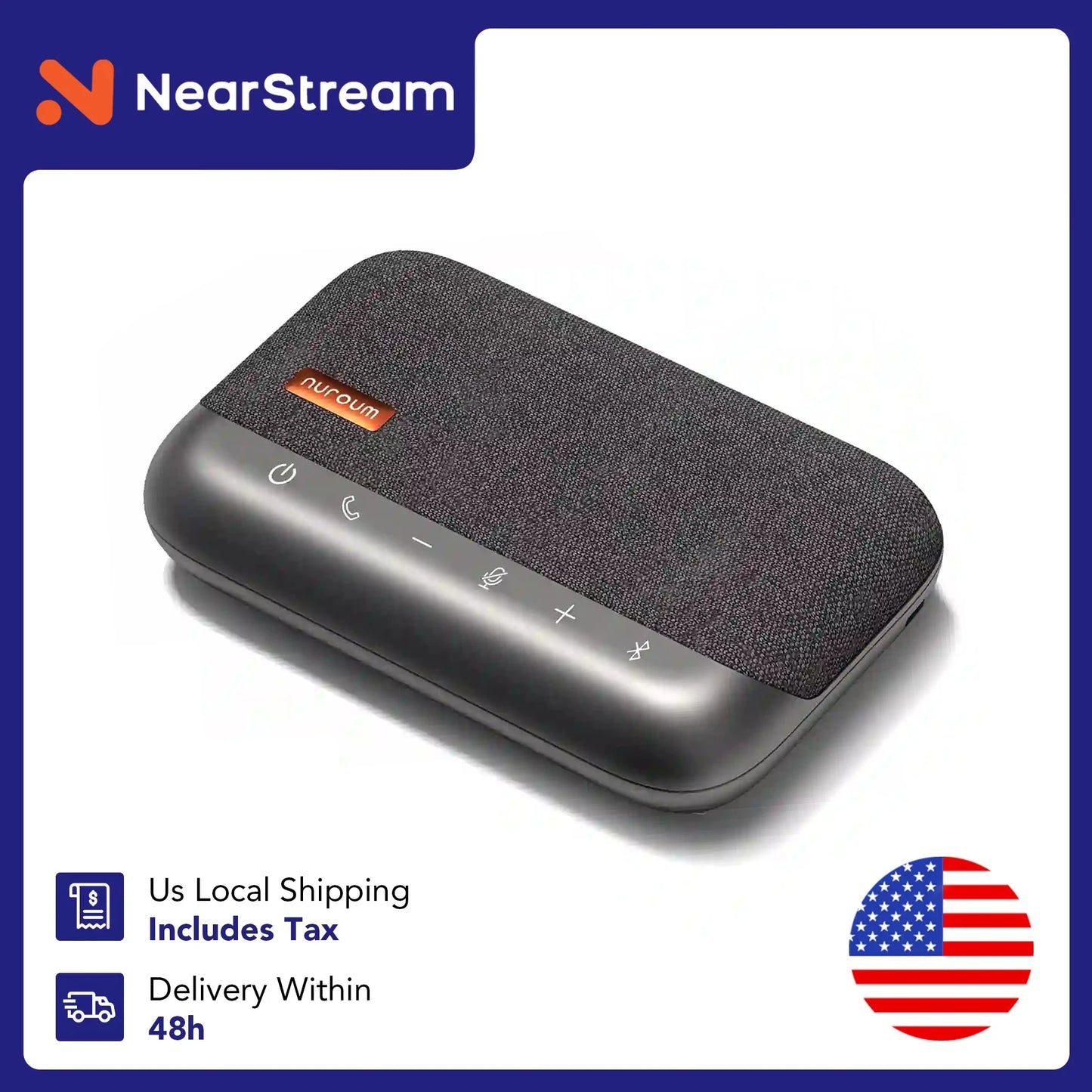 A15 Portable Mini Bluetooth Speakerphone Audio System Sound for Home Office Trip on PC/laptop/smartphone/tablet