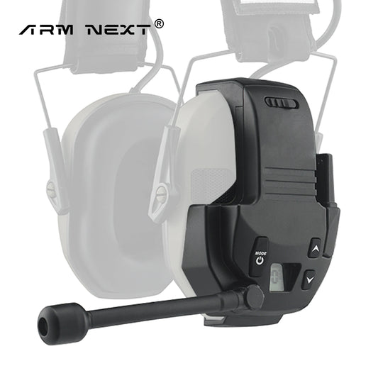 Tactical Headset with Radio Adapter Noise Cancelling Anti Interference for Two Way Communication Shooting Hunting Outdoor