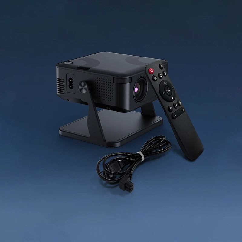 4K Android Projector Native 1080P 390ANSI Wifi 6 BT5.0 1920*1080P Auto Focus & Keystone Portable Projetor Home Theater