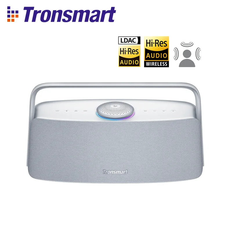 Tronsmart Fiitune X30 Speaker Bluetooth Hi-Res Home Audio with 80W Powerful, IPX6, APP Control, Portable Handle, DSP Technology
