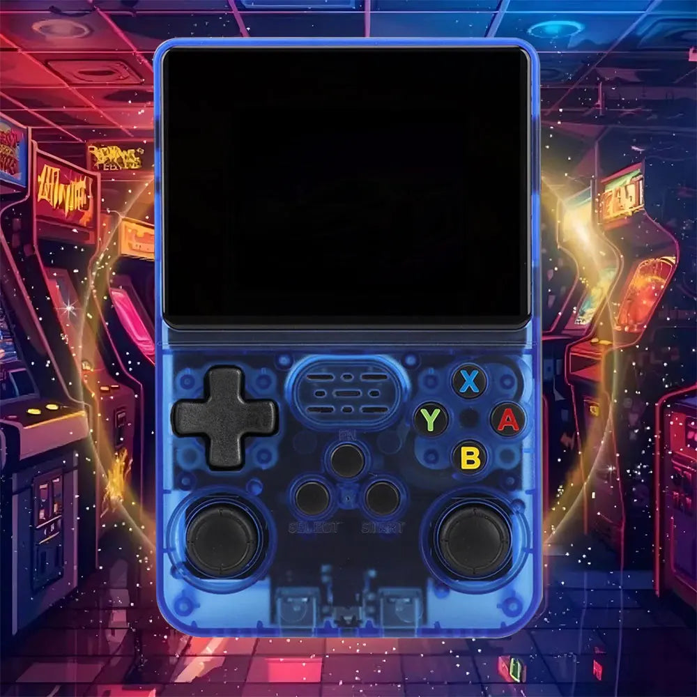 WUDS Open Source R36HD Retro Handheld Video Game Console Linux System 3.5 Inch IPS Screen Portable Pocket Video Player 64G games