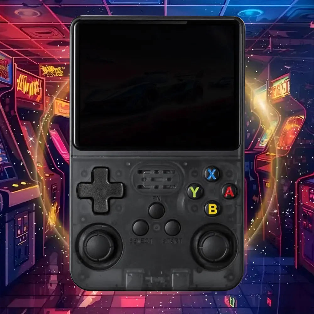 WUDS Open Source R36HD Retro Handheld Video Game Console Linux System 3.5 Inch IPS Screen Portable Pocket Video Player 64G games