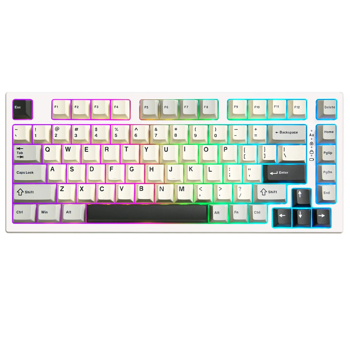 YUNZII RT80 Hall Effect 8K Rapid Trigger Gaming Mechanical Keyboard, 82-Key Wireless Adjustable Actuation Magnetic Hot Swap Keeb