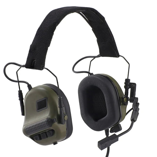 Tactical Electronic Shooting Earmuffs Outdoor Hunting Sound Pickup Noise Reduction Protection Hearing Headset