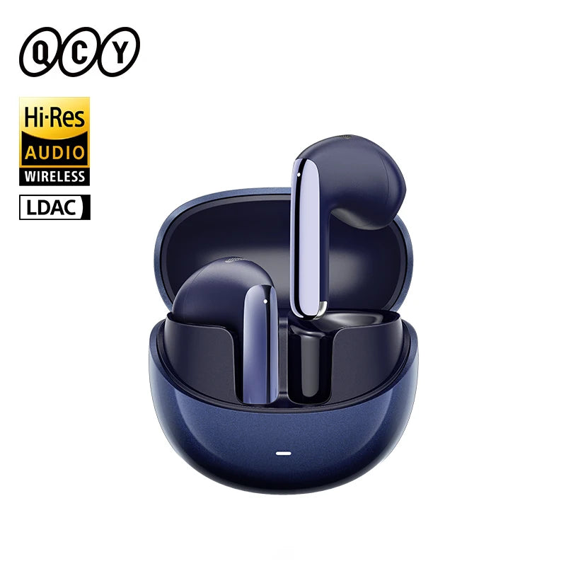 QCY HT10 AilyBuds Pro+ ANC Wireless Earphone Al Audio Hi-res with LDAC Bluetooth 5.3 Earbuds Adaptive ANC Multipoint Connection