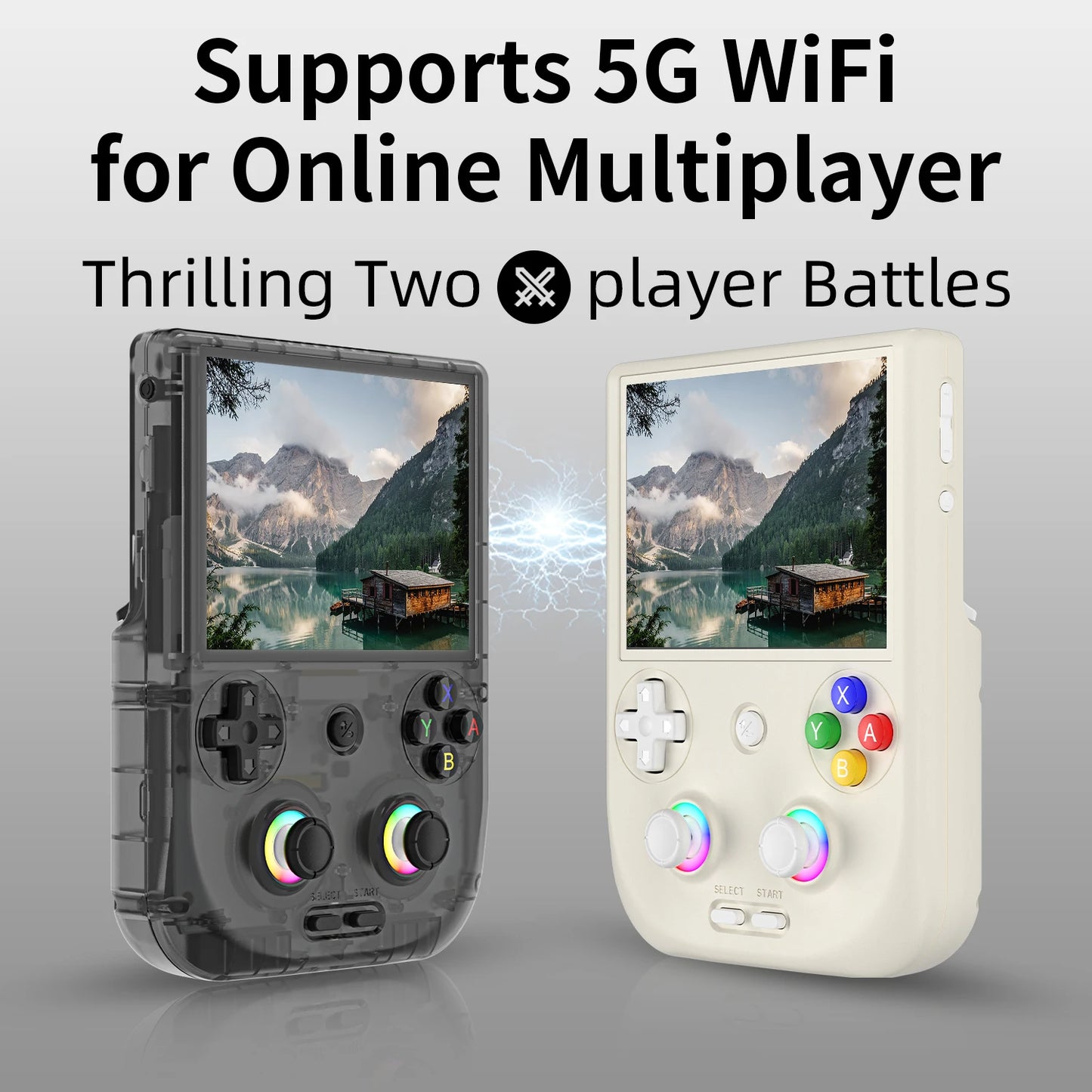 Anbernic RG 406V Retro Handheld Games Console 4"IPS Multi-touch WIFI RGB Ligh 3D Hall Joystick 5500mAh RG406V Video Games Player