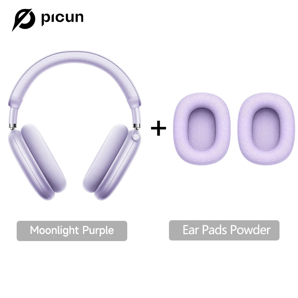 Picun F8 Pro ANC Wireless Headphones Head Tracking 3D Spatial Audio -52dB ANC HIFI Bluetooth Headset ENC HD Mic Low-Latency APP