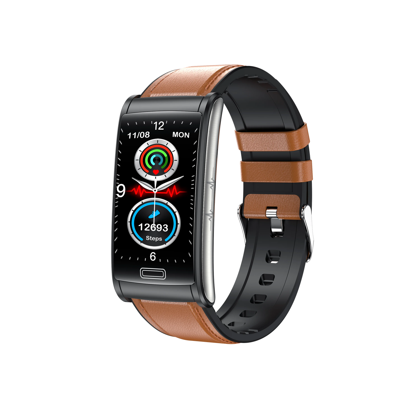 2025 New Men Women Smart Watch ECG + PPT Heart Rate HRV Blood Pressure SpO2 Sleep Monitor Fitness Bracelet IP67 Waterproof