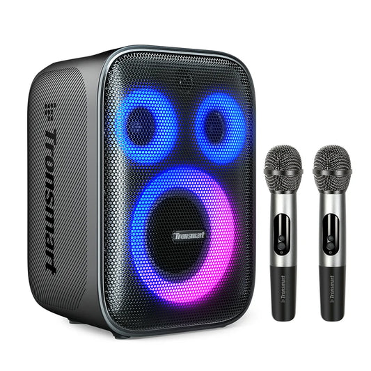 Tronsmart Halo 200 Speaker Bluetooth Speaker with 3 Way Sound System, 120W, Built-in/Wired Mic, Guitar Input, APP Control