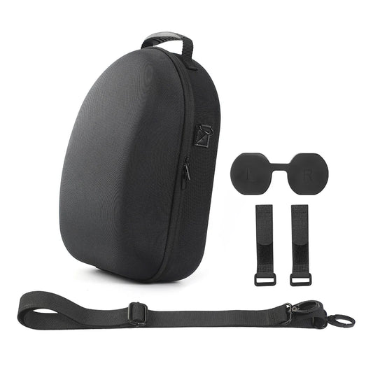 Hard Shell Case Len Cover Shockproof Portable Storage Bag Cable Ties With Shoulder Strap for Meta Quest 3 VR Headset Controller