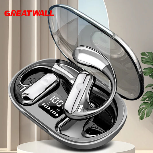 Wireless Bluetooth Earphones Gaming Sport Stereo Ear hanging type Headphones HiFi Music Earbuds HD Call Headset