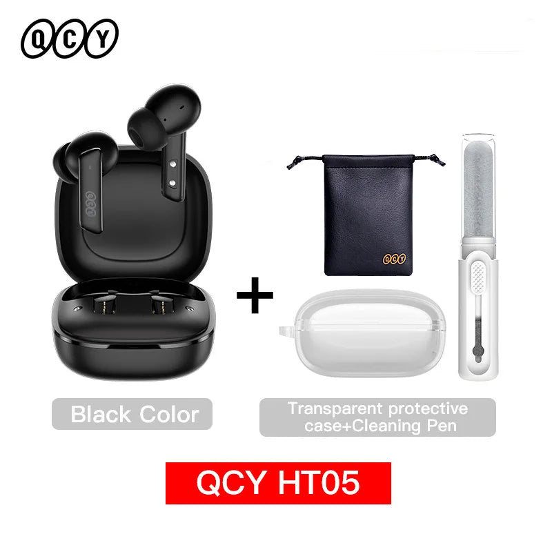 Wireless Earphone 40dB Noise Cancelling Bluetooth 5.2 Headphone 6 Mic ENC HD Call TWS Earbuds Transparency Mode