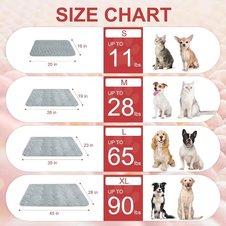 Self Warming Cat Bed Mat Self Heating Dog Pad for Indoor Outdoor Pet House Heated Thermal Warmer Cat Blanket for Kitten Puppy W