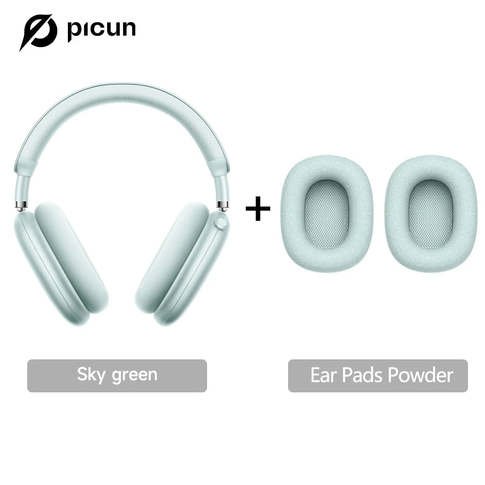 Picun F8 Pro ANC Wireless Headphones Head Tracking 3D Spatial Audio -52dB ANC HIFI Bluetooth Headset ENC HD Mic Low-Latency APP