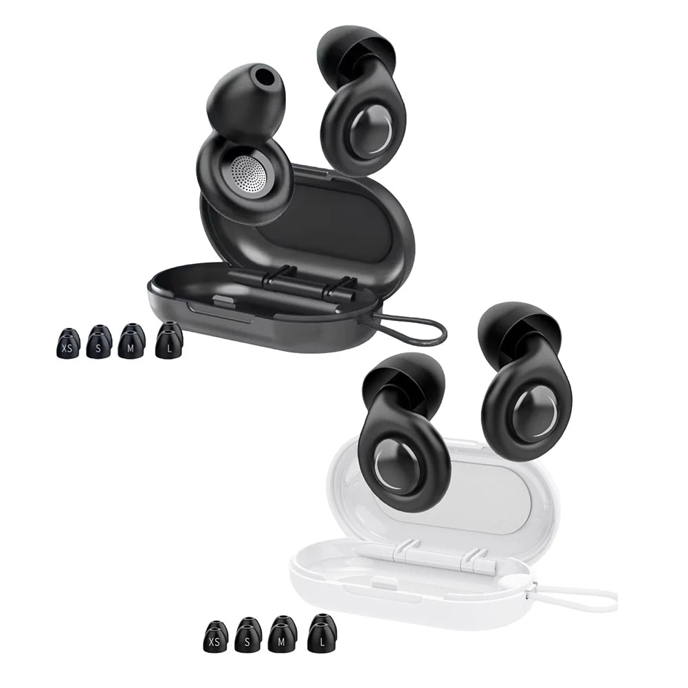 1-6Pair Silicone Anti-noise Earplugs For Sleeping Anti Snoring Motorcycle Earplug Noise Insulation Ear Protectors For Studying