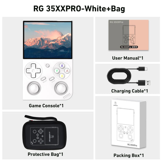 Anbernic RG 35XXPRO 64 Bit Handheld Game Players 3.5'' IPS Screen Linux System Video Game Console Portable Simulator 64G HD-Out